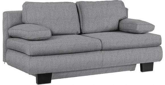 SCHLAFSOFA in Webstoff Graphitfarben  - Wengefarben/Graphitfarben, KONVENTIONELL, Holz/Textil (203/94/100cm) - Novel