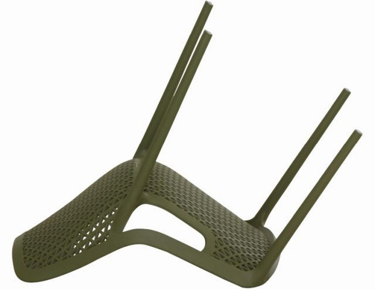 GARTENSTUHL-SET Olivgrün  - Olivgrün, Basics, Kunststoff (60/81/50cm) - Siena Garden