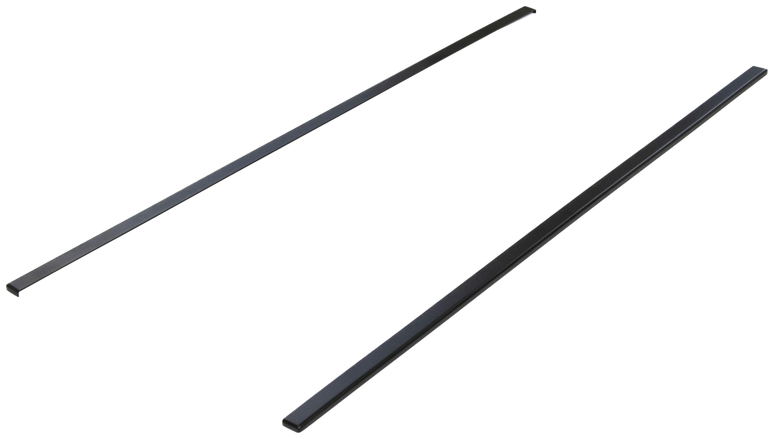 VERBLENDUNGSLEISTEN  in Schwarz  - Schwarz, Basics, Metall (52cm) - Oranier