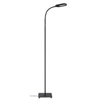 STOJACÍ LED SVÍTIDLO, 21/128 cm  - černá, Basics, kov (21/128cm) - Novel