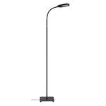 LED-STEHLEUCHTE 21/128 cm    - Schwarz, Basics, Metall (21/128cm) - Novel