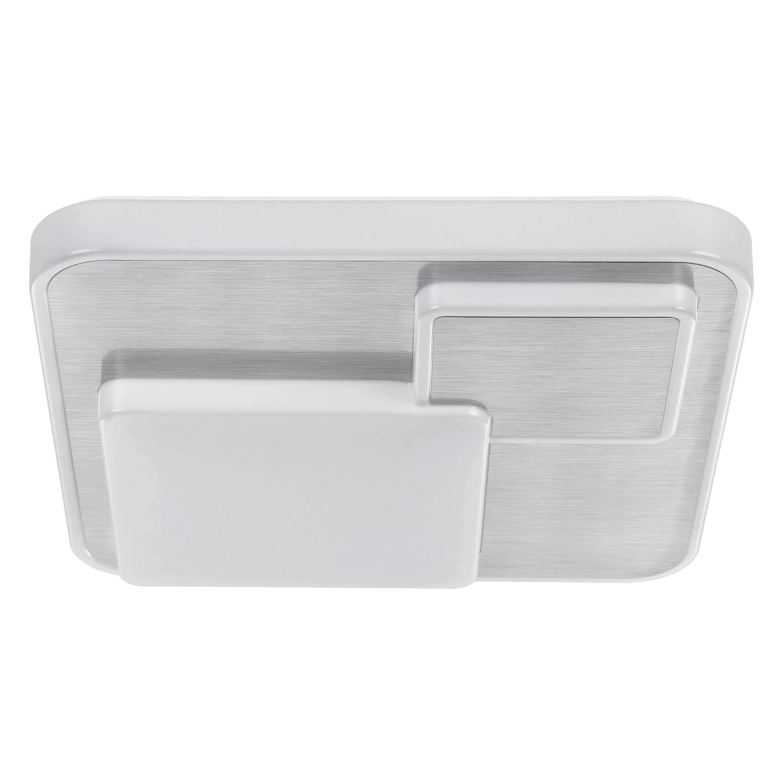 DECKENLEUCHTE 19,5 W    38,5/38,5/7,5 cm  - Weiss, Basics, Kunststoff/Metall (38,5/38,5/7,5cm) - Eglo