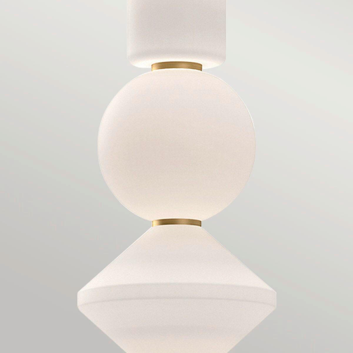 LED-HÄNGELEUCHTE 19,80/49,30 cm  - Goldfarben, KONVENTIONELL, Glas/Metall (19,80/49,30cm) - Elstead Lighting