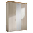 DREHTÜRENSCHRANK in Champagner, Eiche Artisan - Champagner/Bronzefarben, LIFESTYLE, Holzwerkstoff/Metall (171/228/60cm) - Landscape