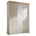 DREHTÜRENSCHRANK  in Champagner, Eiche Artisan  - Champagner/Bronzefarben, LIFESTYLE, Holzwerkstoff/Metall (171/228/60cm) - Landscape