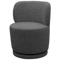 SESSEL in Webstoff Anthrazit  - Anthrazit/Beige, MODERN, Textil (60/74/60cm) - Livetastic