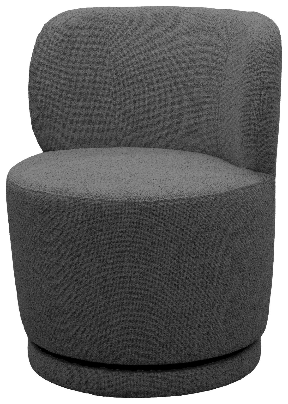 SESSEL in Webstoff Anthrazit  - Anthrazit/Beige, MODERN, Textil (60/74/60cm) - Livetastic