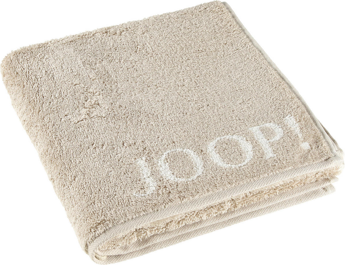 HANDTUCH CLASSIC DOUBLEFACE Sandfarben  - Sandfarben, Design, Textil (50/100cm) - Joop!