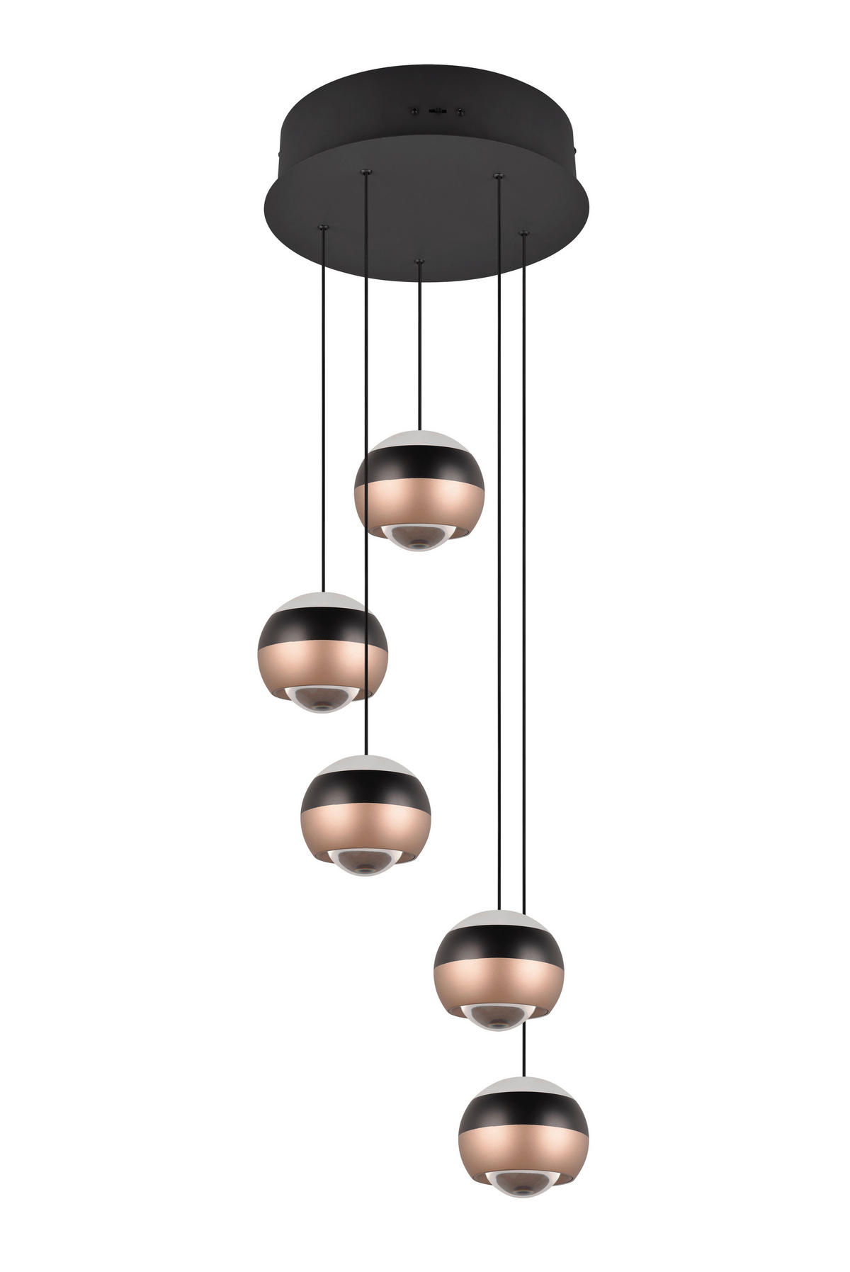 Lustră 30/200 cm  - negru, Design, metal (30/200cm)