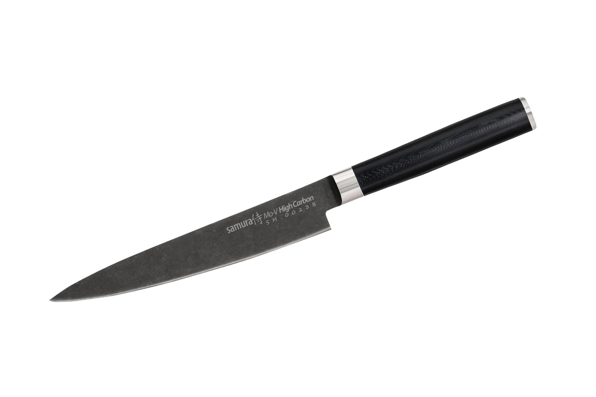 NOŽ UNIVERZALNI MO-V 27,6/3,2/2,2 cm oplemenjeni čelik - crna, Basics, drvni materijal/metal (27,6/3,2/2,2cm) - Samura