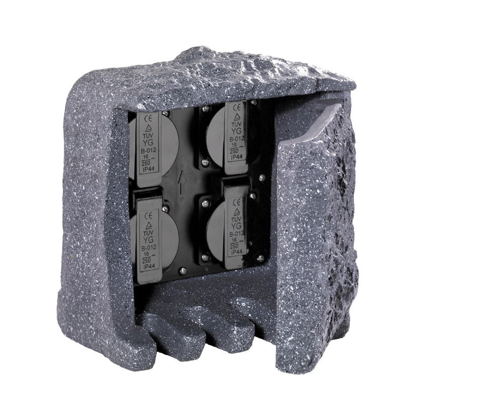 UTOMHUSUTTAG - grå, Lifestyle, plast (19,0/20,0/20,0cm) - Trio Leuchten