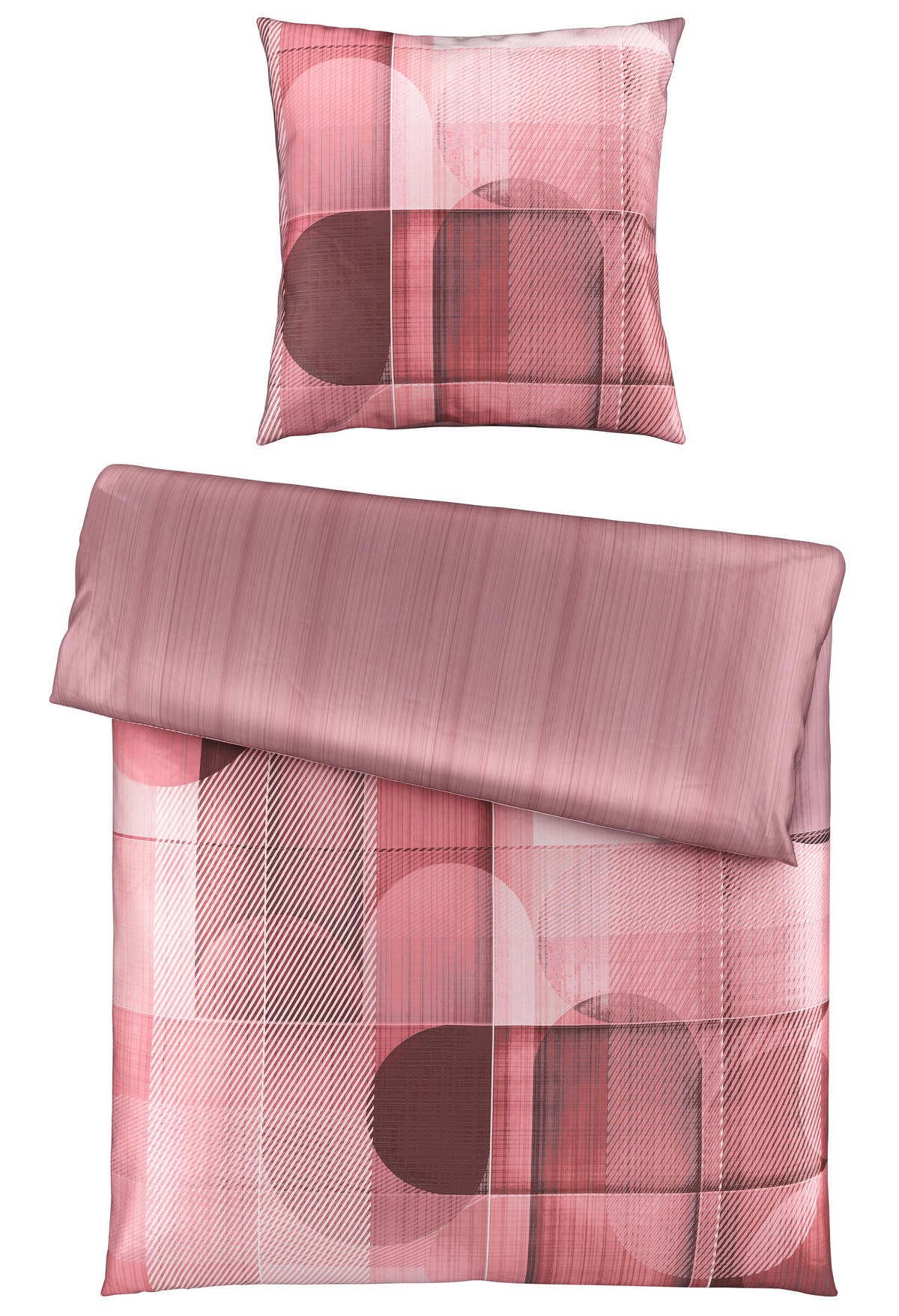 WENDEBETTWÄSCHE Satin 135/200 cm  - Mauve, Design, Textil (135/200cm) - Esposa