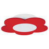 KINDERDECKENLEUCHTE Fiore 33/20 cm  - Rot, Basics, Holzwerkstoff/Kunststoff (33/20cm)