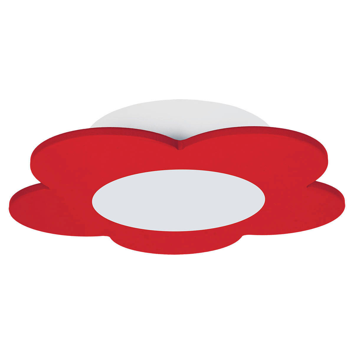 KINDERDECKENLEUCHTE Fiore 33/20 cm  - Rot, Basics, Holzwerkstoff/Kunststoff (33/20cm)