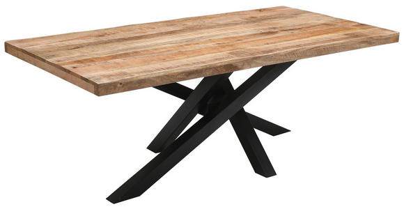 TISCHGESTELL Schwarz - Schwarz, Design, Metall (160/70/72cm) - Landscape