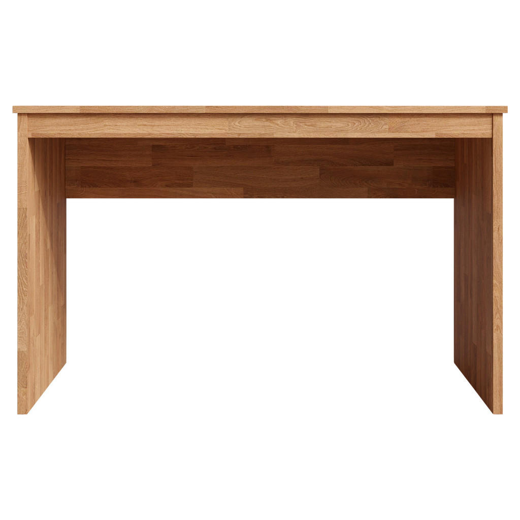 Thumbnail - Linea Natura Schreibtisch Yes, Eiche, Holz, Eiche, massiv, rechteckig, Wange, 75x65x120 cm, in verschiedenen Holzarten e...