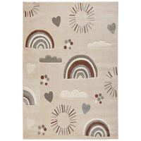 KINDERTEPPICH 120/170 cm Kinder  - Beige/Braun, Trend, Textil (120/170cm) - Ben'n'jen