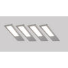 UNTERBAULEUCHTEN-SET 6/0,5/19 cm   - Alufarben, Basics, Metall (6/0,5/19cm)