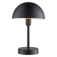 AKKU-TISCHLEUCHTE 16/25 cm  - Schwarz, Basics, Metall (16/25cm) - Nordlux