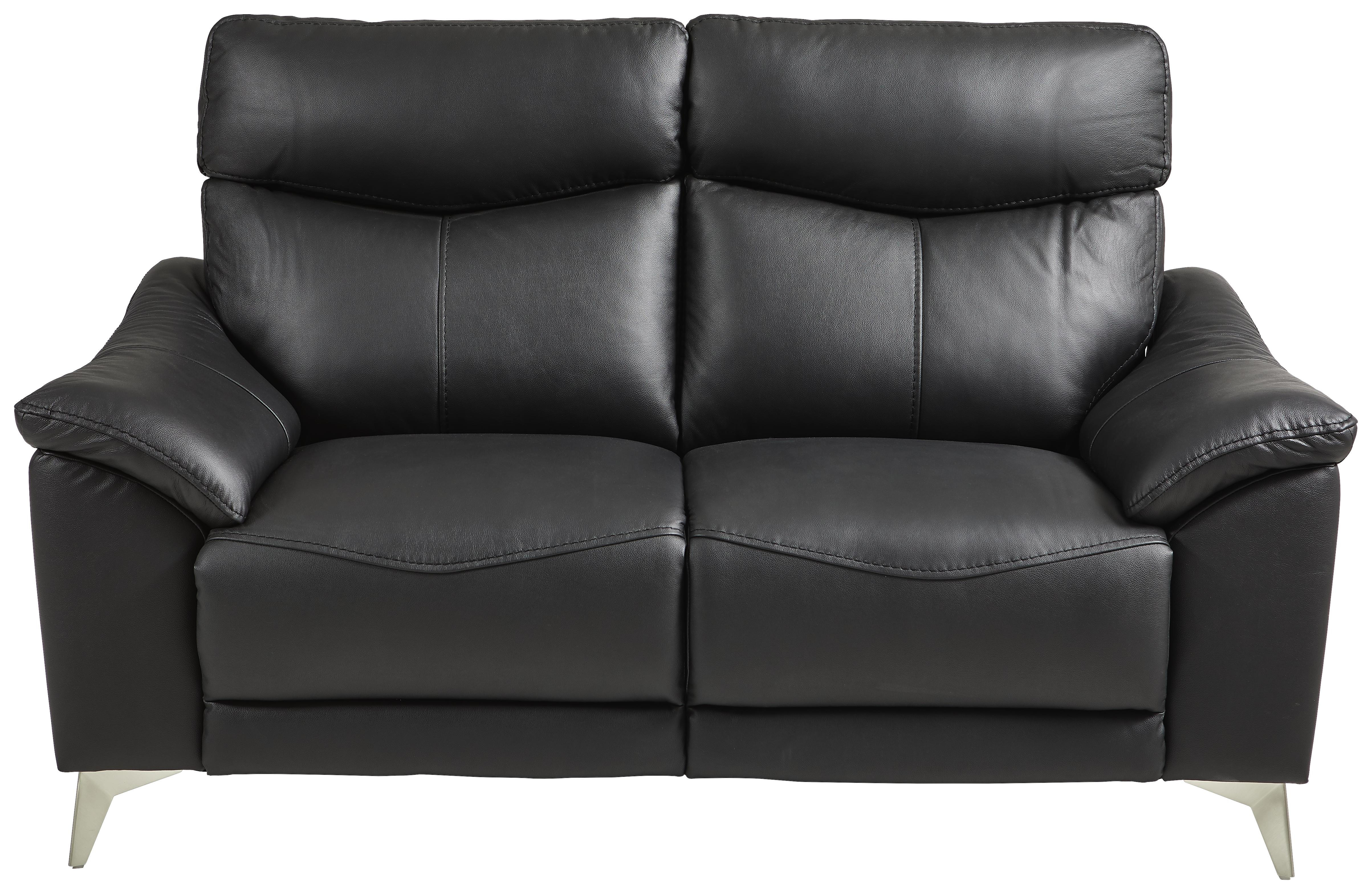 Zweisitzer Sofa Mit Leder In Schwarz Jetzt Finden