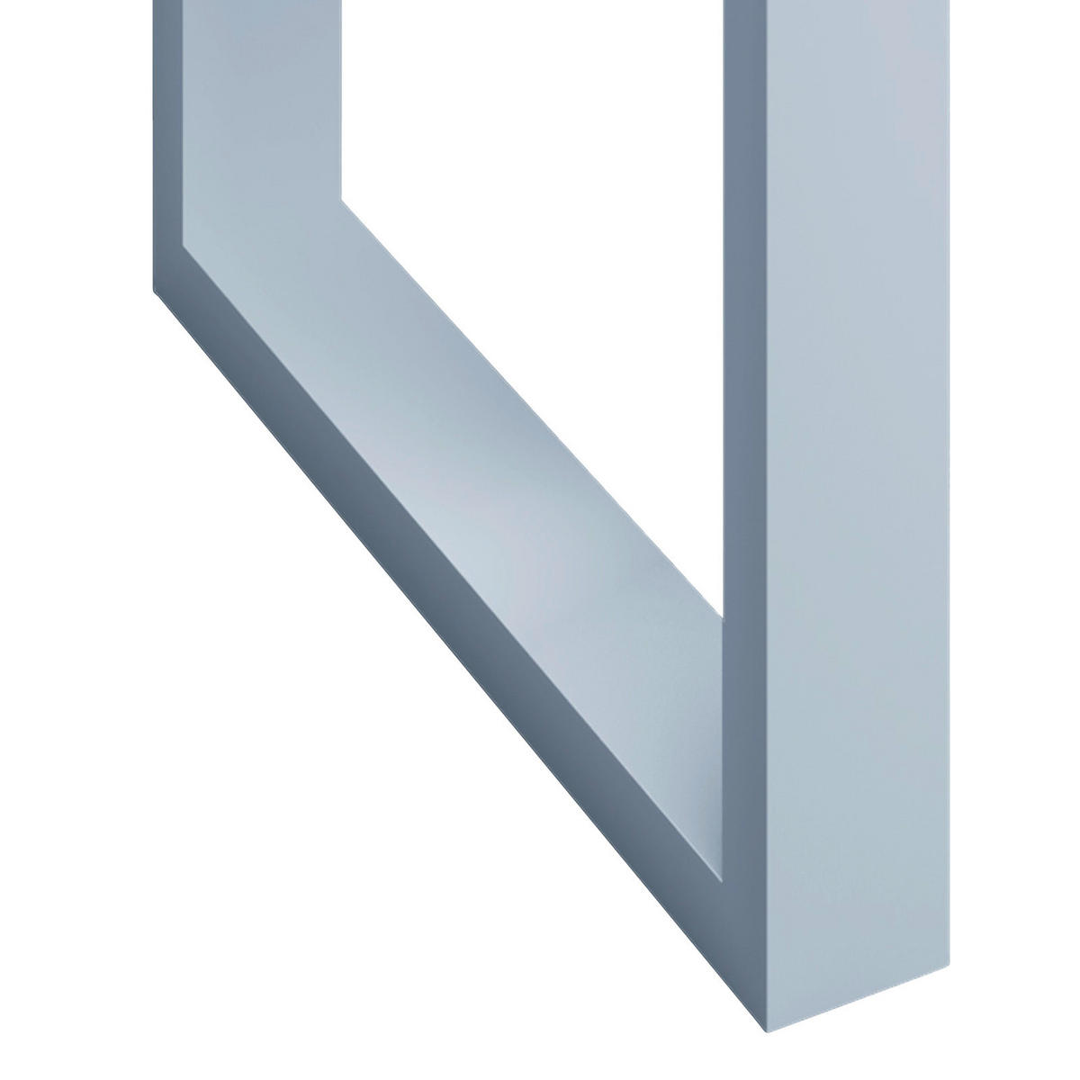 SCHREIBTISCH 80/50/76 cm  in Weiß  - Weiß, MODERN, Holzwerkstoff/Metall (80/50/76cm) - MID.YOU