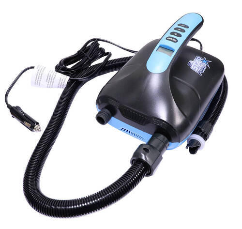 ELEKTR. LUFTPUMPE - Blau/Schwarz, Basics, Kunststoff (17/19/27cm) - Atrigo