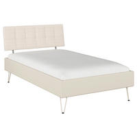 BETT 120/200 cm  in Champagner  - Champagner, Design, Textil/Metall (120/200cm) - Carryhome