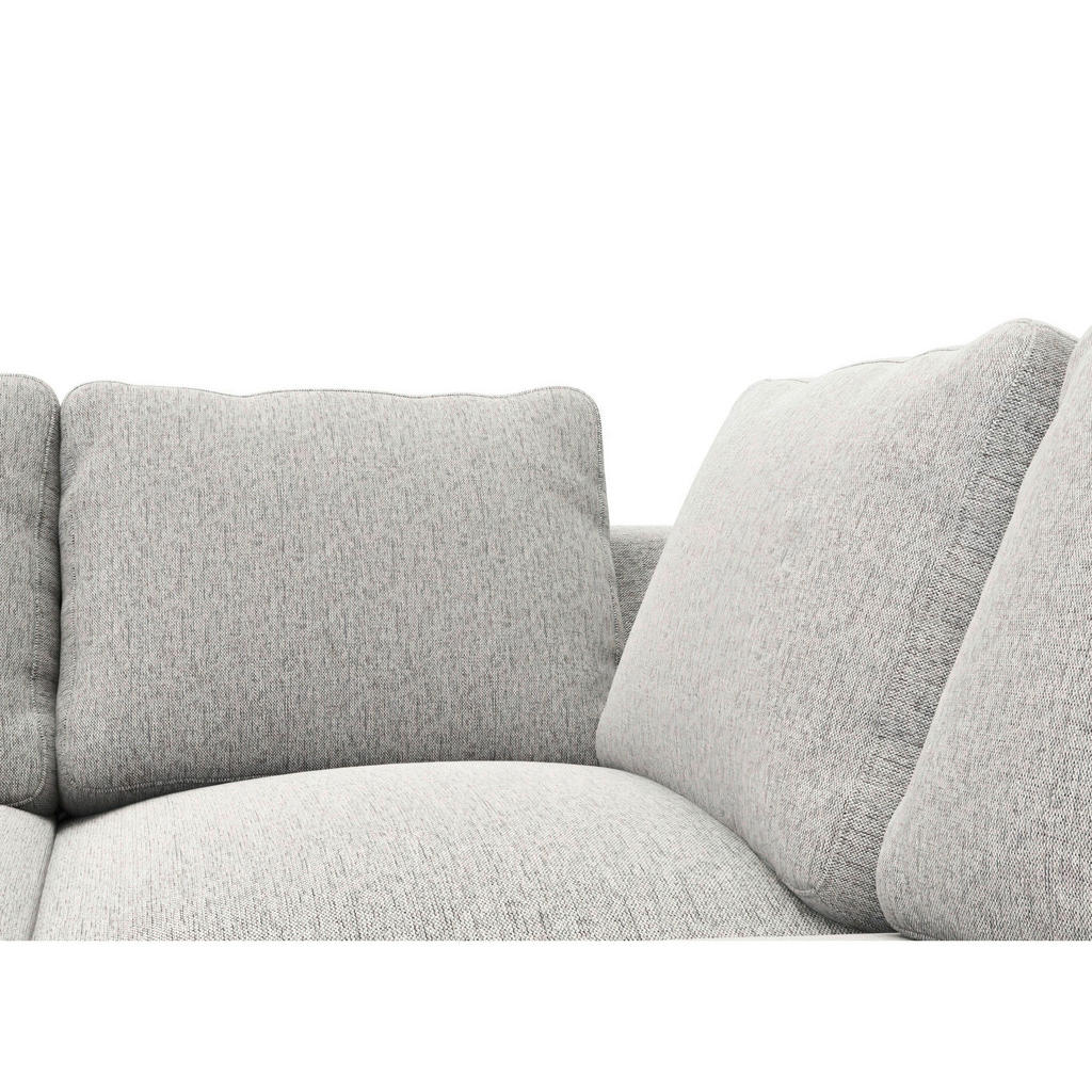 Thumbnail - Livetastic Ecksofa, Hellgrau, Textil, 5,5-Sitzer, Füllung: Schaumstoff, Ottomane links, L-Form, 252x206 cm, Oeko-Tex® St...