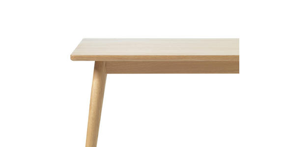 ESSTISCH Eiche furniert, massiv rechteckig Eichefarben - Eichefarben, Trend, Holz/Holzwerkstoff (190/90/75cm) - Carryhome
