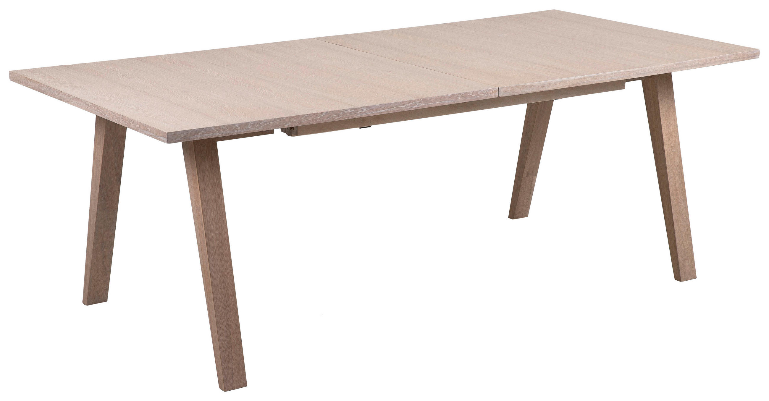 Carryhome Esstisch Eiche 100x74x210-310 cm