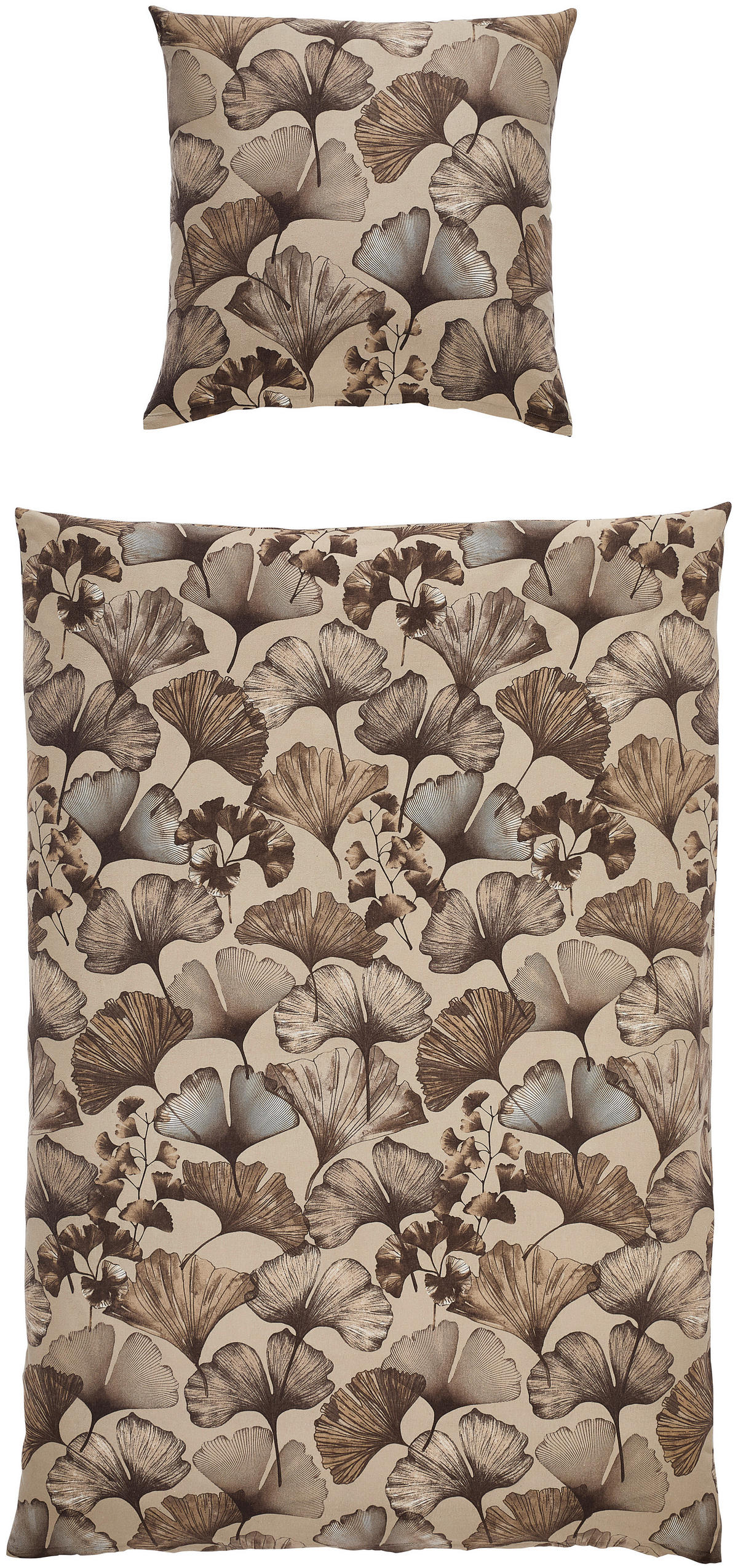 BETTWÄSCHE Flanell 135/200 cm  - Beige, Design, Textil (135/200cm) - Novel