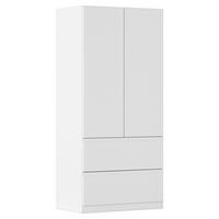 DREHTÜRENSCHRANK in Weiss  - Weiss, Modern, Holzwerkstoff (91/197/54cm) - Rauch Möbel