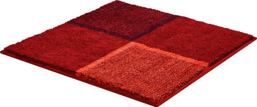 BIDET-VORLEGER Rot 60/60 cm - Rot, Basics, Kunststoff/Textil (60/60cm) - Grund