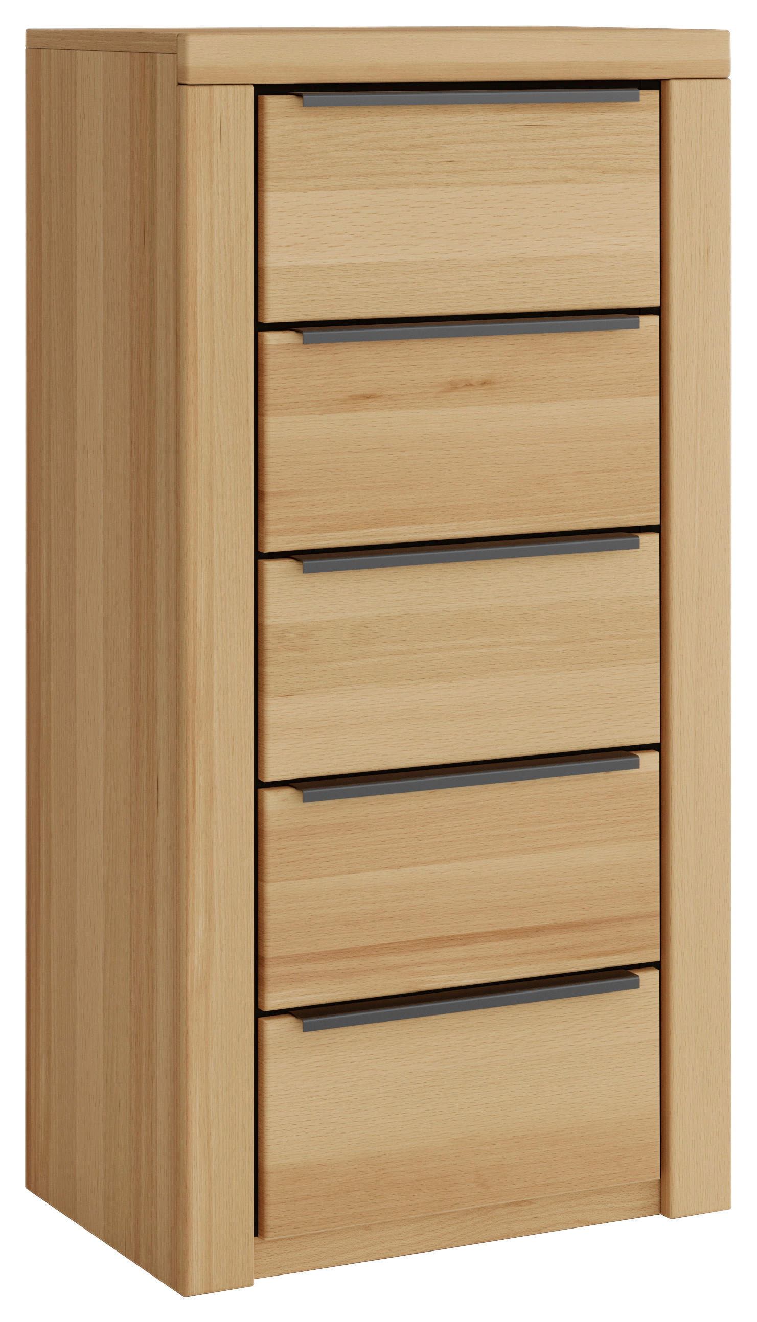 KOMMODE Brunei  in 60/141/40 cm  - Buchefarben/Schwarz, Design, Holz/Holzwerkstoff (60/141/40cm) - Livetastic