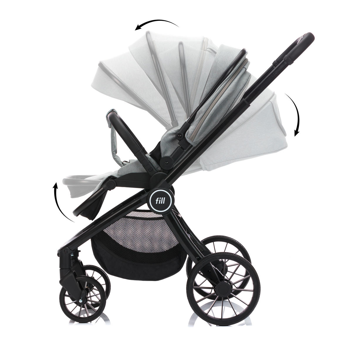 KOMBIKINDERWAGEN    - Basics (35/104/74,5cm) - Fillikid