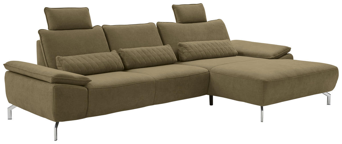 Freisteller von Musterring ECKSOFA MR 270 Dunkelgrün Chenille.