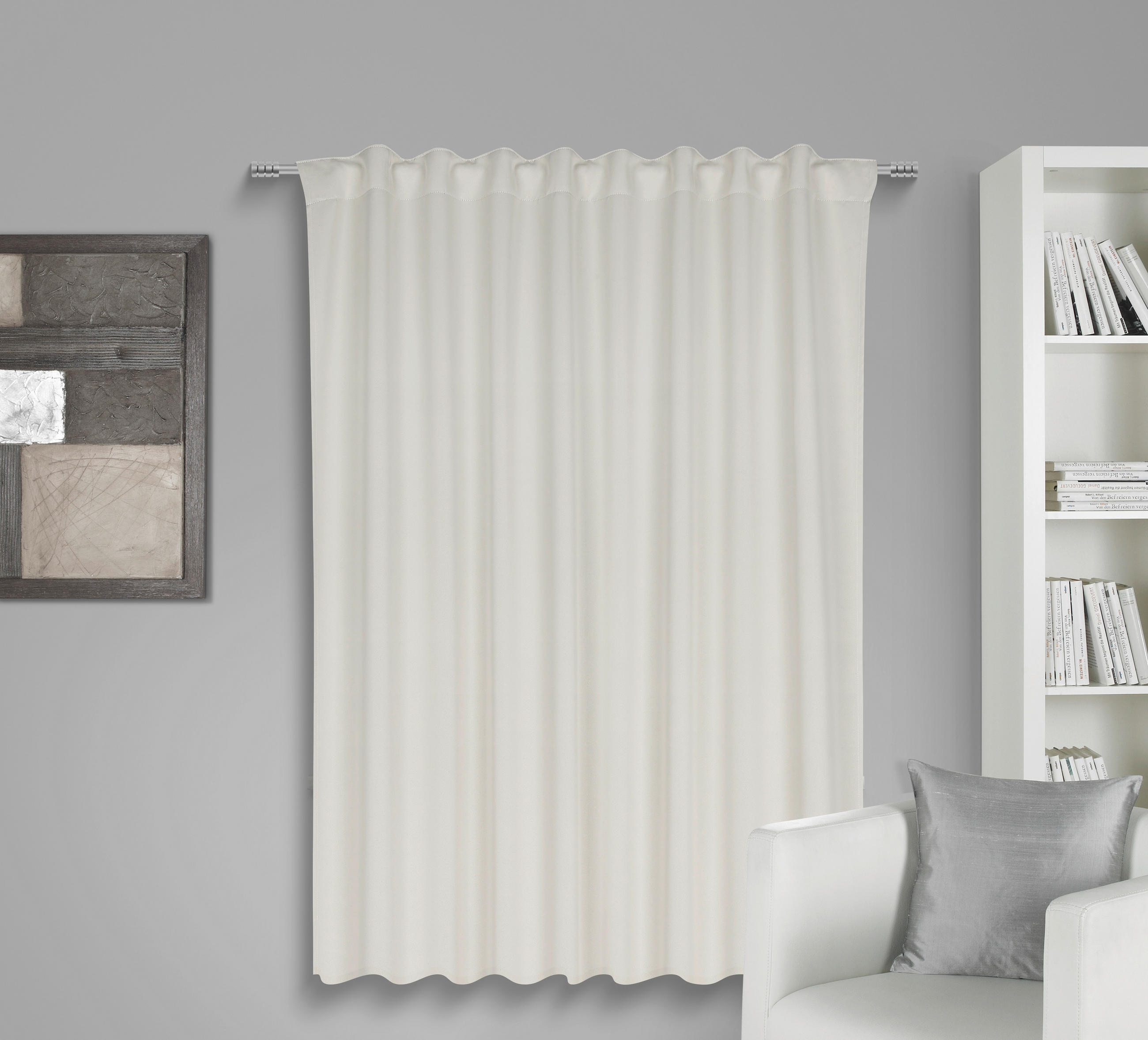 ZAVJESA ZA ZAMRAČIVANJE prirodne boje 140/175 cm   - prirodne boje, Basics, tekstil (140/175cm) - Esposa