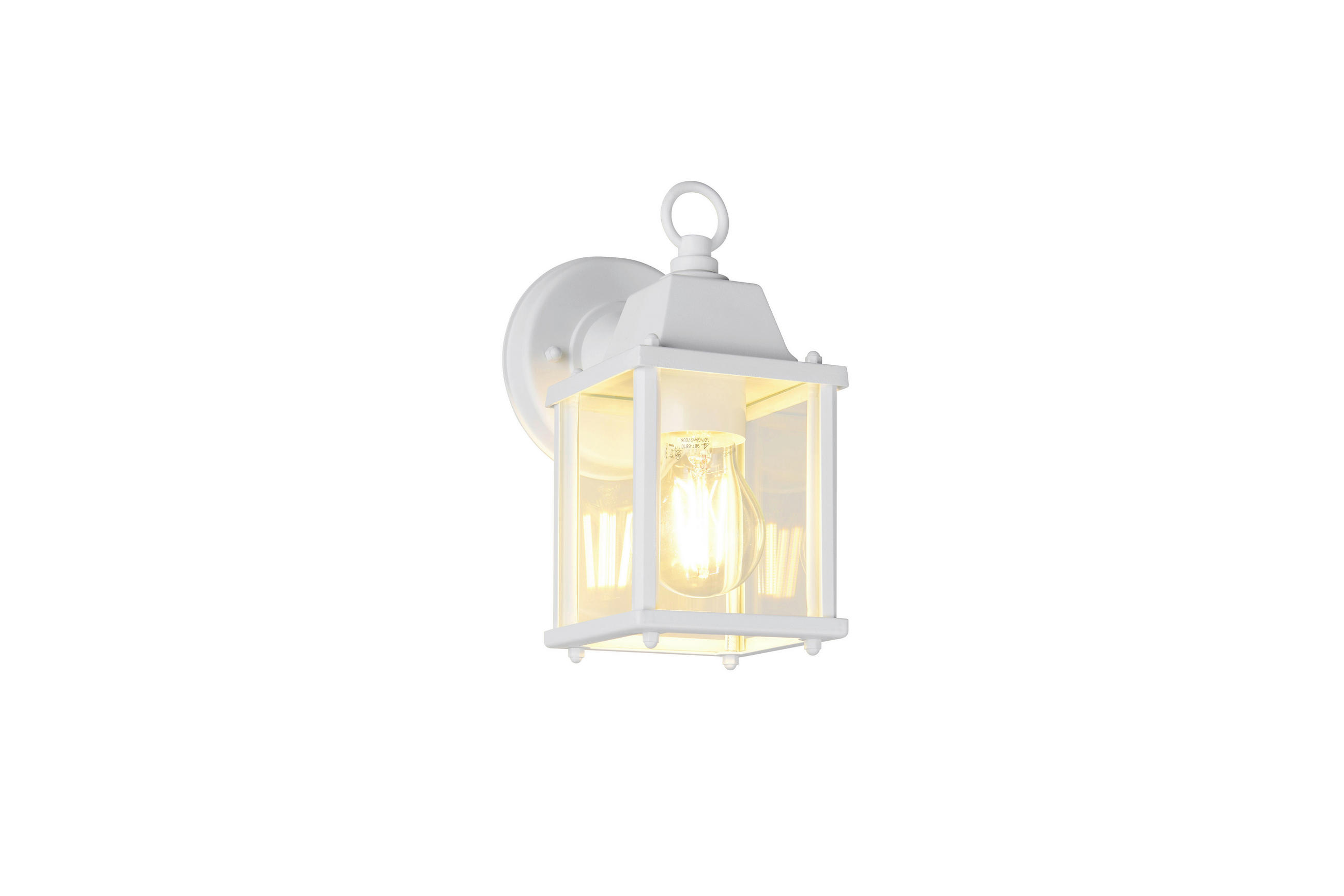 AUSSENWANDLEUCHTE - Klar/Weiss, Lifestyle, Glas/Metall (11,5/22,5/14,5cm) - Trio Leuchten