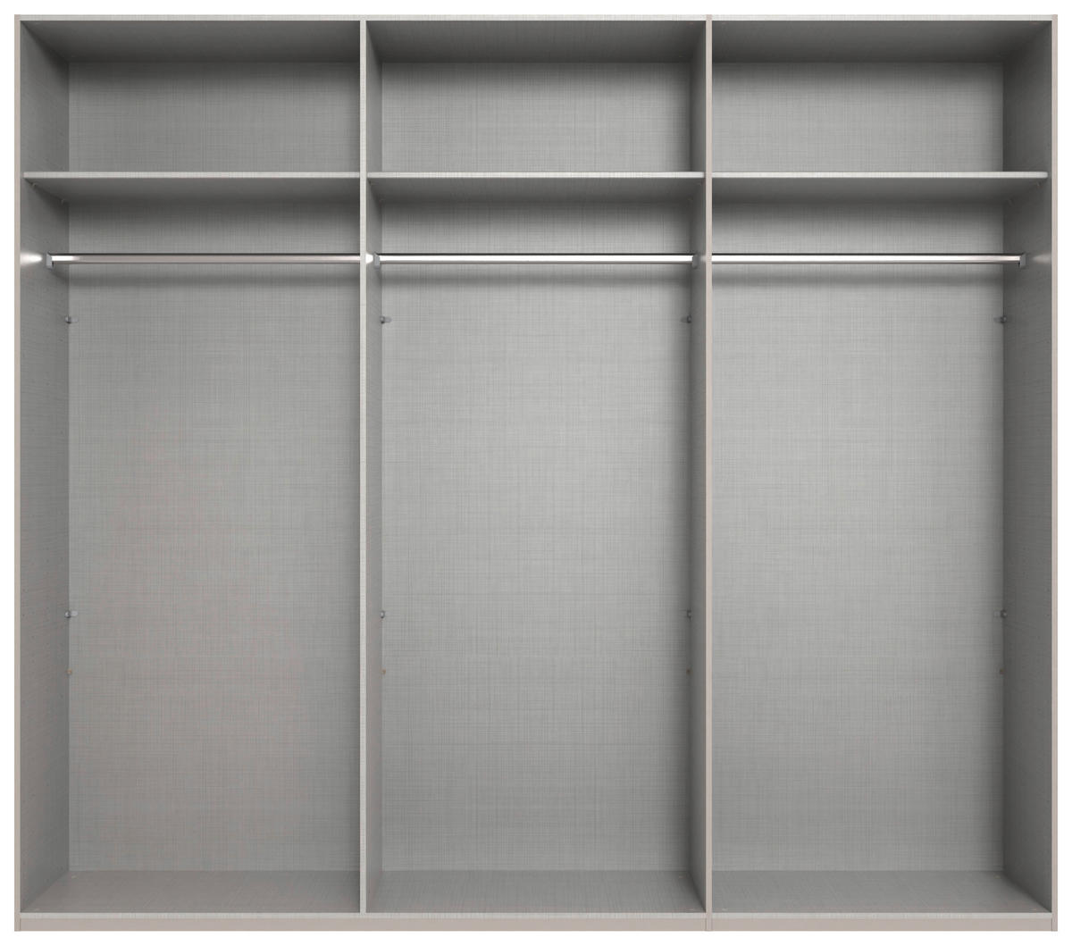 DREHTÜRENSCHRANK in Graphitfarben  - Alufarben/Graphitfarben, Modern, Holzwerkstoff/Metall (270/236/58cm) - MID.YOU