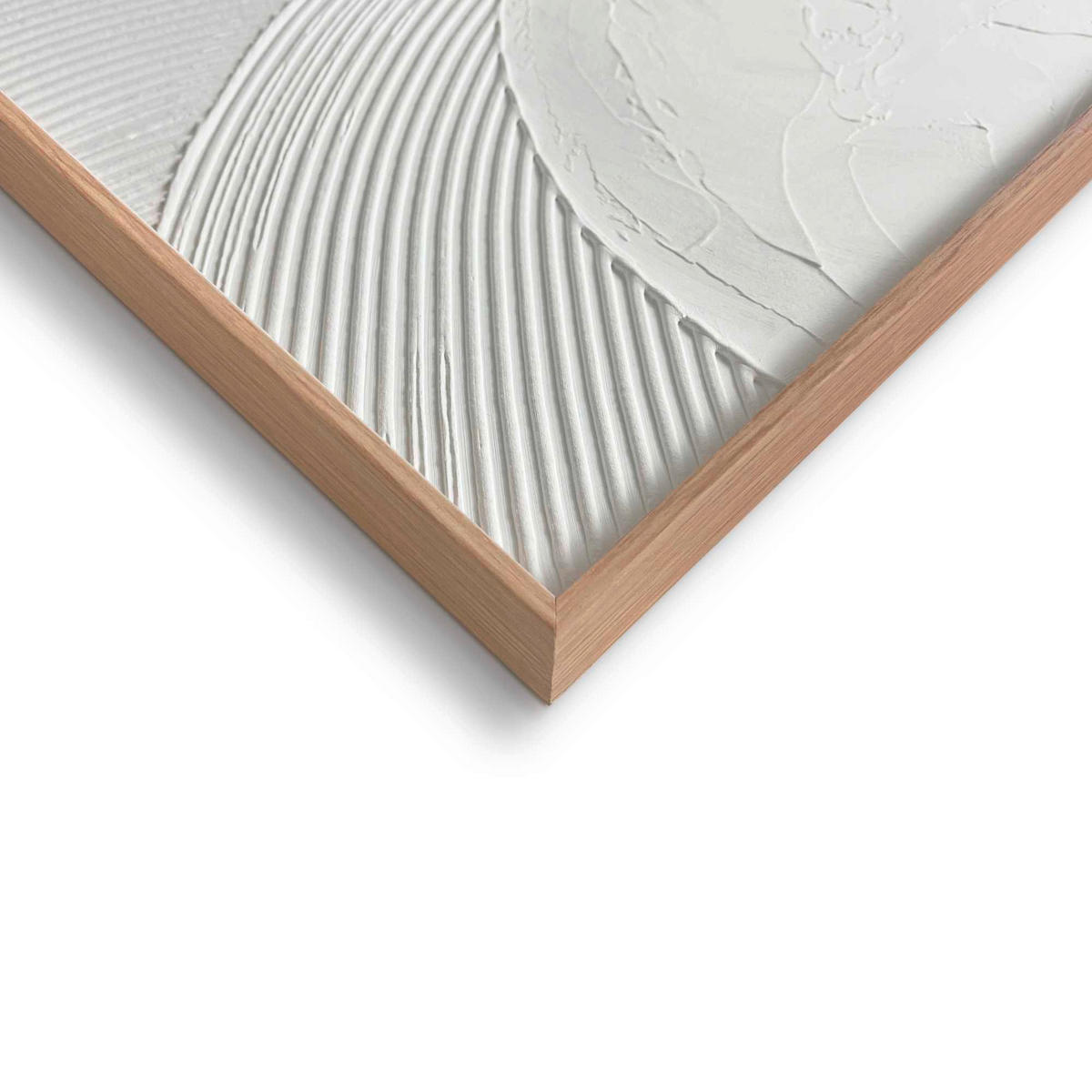UNIKAT Abstraktes 50/70/3 cm  - Schwarz/Weiß, Basics, Holz (50/70/3cm) - Reinders!