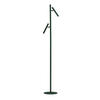 LED-STEHLEUCHTE 20/163 cm    - Grün, Design, Kunststoff/Metall (20/163cm) - Hell