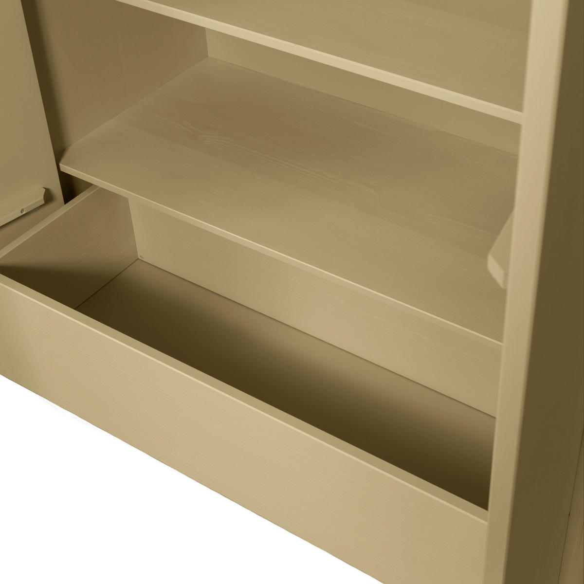 GARDEROBENSCHRANK Basu  in 101/210/46 cm  - Grün, Design, Holz (101/210/46cm) - Livetastic