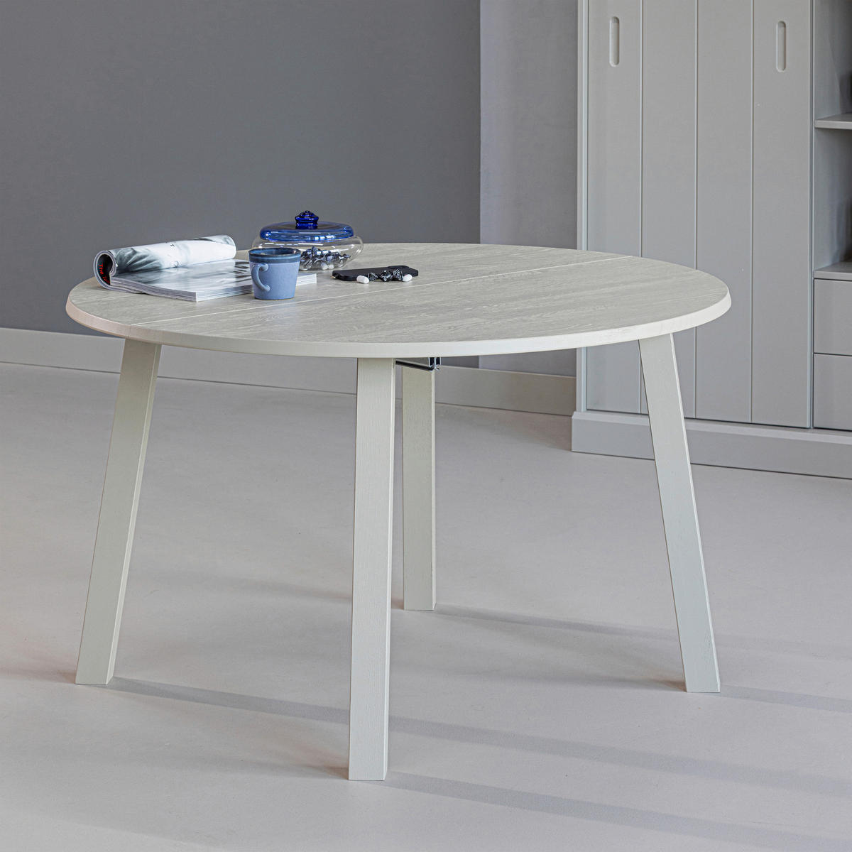 ESSTISCH in Holz 120-200/120/75 cm  - Grau, MODERN, Holz (120-200/120/75cm) - Livetastic