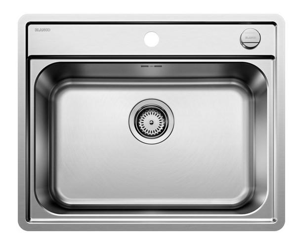 SPÜLE 525109  - Edelstahlfarben, Basics, Metall (61,5/19/50cm) - Blanco