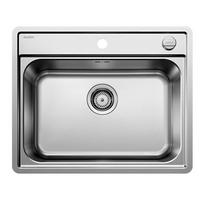 SPÜLE 525109  - Edelstahlfarben, Basics, Metall (61,5/19/50cm) - Blanco