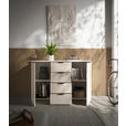 SIDEBOARD  in 135/90/40 cm  - Kaschmir/Schwarz, Basics, Holzwerkstoff/Kunststoff (135/90/40cm) - Carryhome
