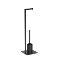 WC-BÜRSTENGARNITUR  - Schwarz, Basics, Kunststoff/Metall (20/20/70cm) - Zeller Present