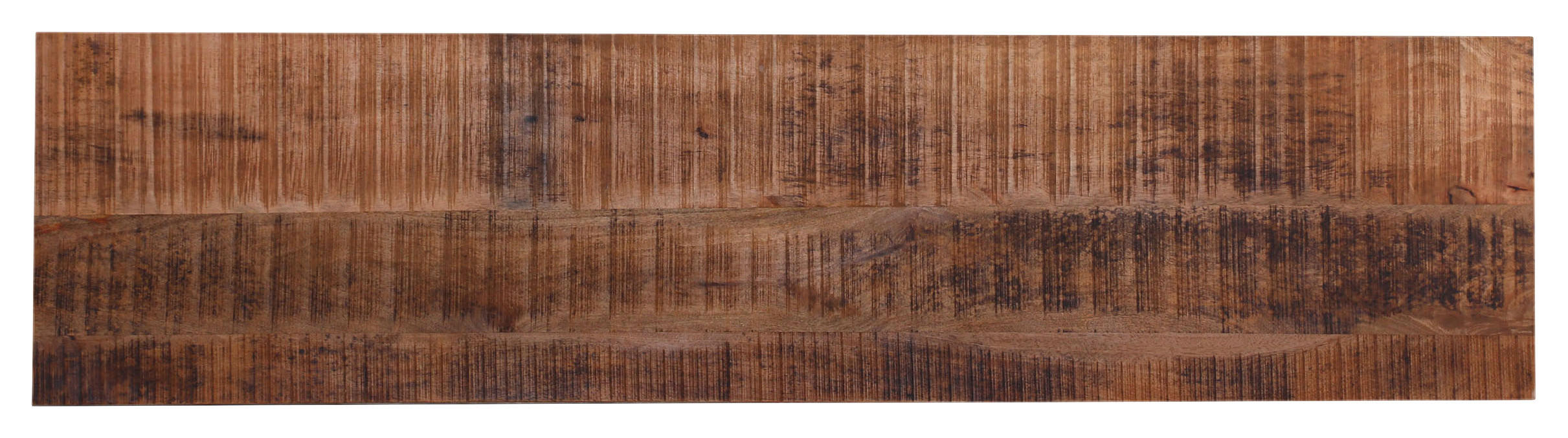 SITZBANK 160/45/40 cm Naturfarben Mangoholz massiv Metall  - Schwarz/Naturfarben, LIFESTYLE, Holz/Metall (160/45/40cm) - Landscape