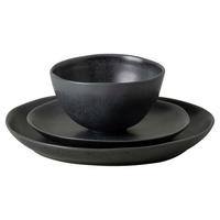 KOMBISERVICE Schwarz LIVIA 3-teilig 1 Personen  - Schwarz, Basics, Keramik - Costa Nova