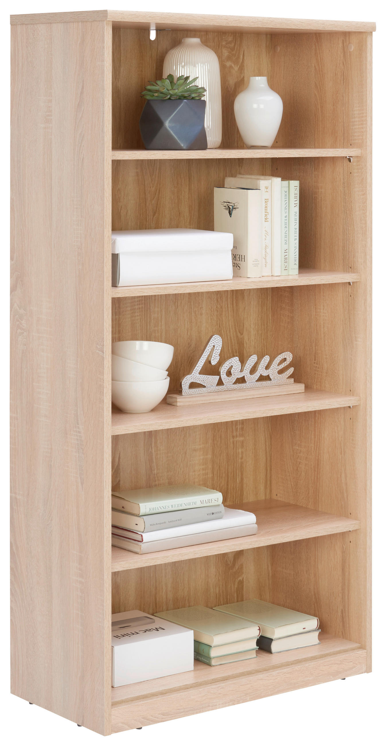 Etajeră, 72/148/36 cm, stejar Sonoma,